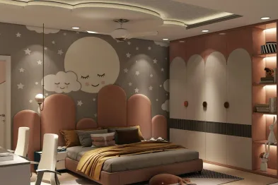 A warmly designed, comfortable bedroom that feels like home